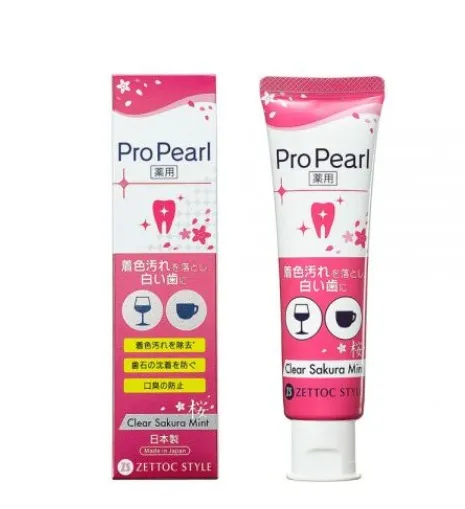 PROPEARL TOOTHPASTE CLEAR SAKURA MINT 100 G