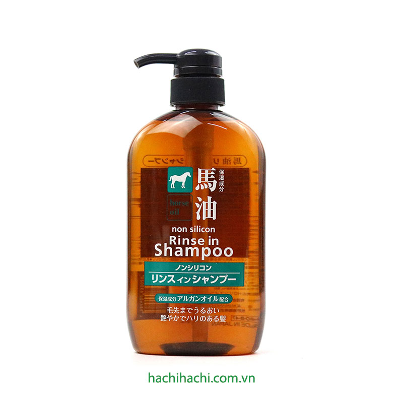 Horse Oil Rinse-In Shampoo 600Ml