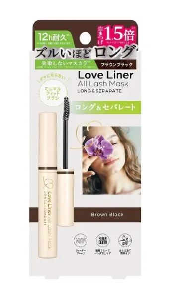 Love Liner All Lash Mask Long & Separating Mascara Brown Black